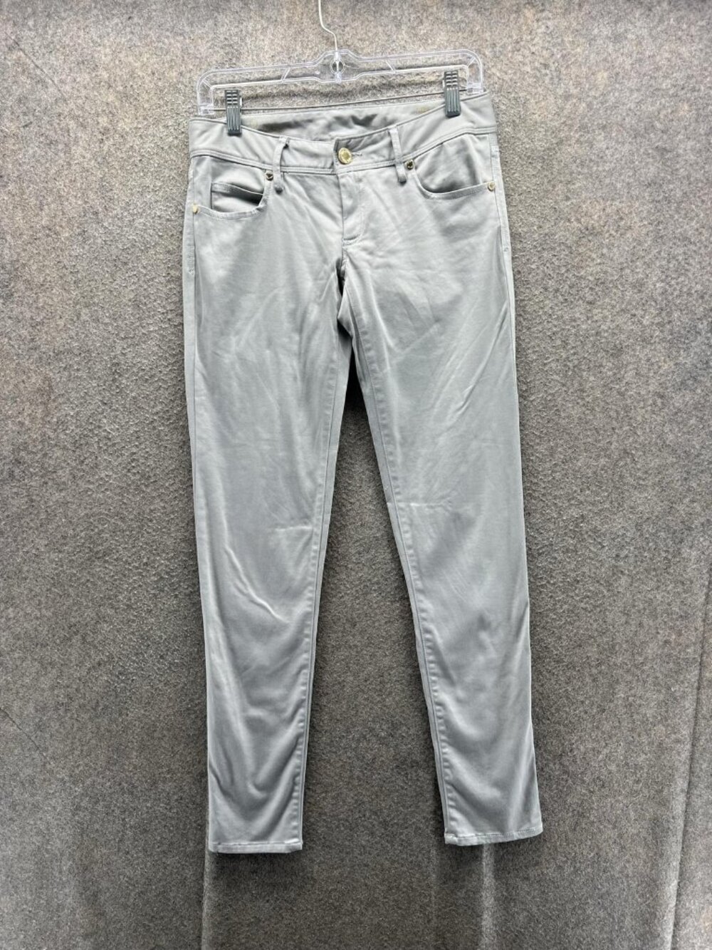 Lilly Pulitzer Jeans Womens 0 Silver Light Wash Skinny Stretch Denim Worth